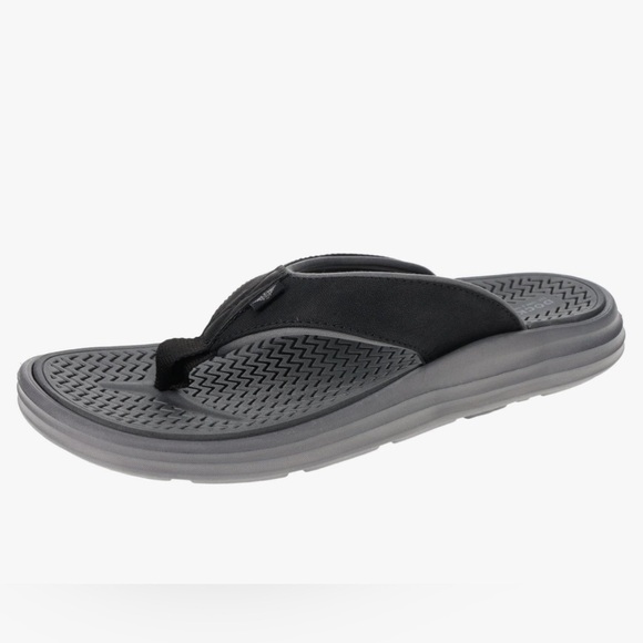 DOCKERS MENS FLIP FLOPS SPORTS SANDALS CANVAS THONG POOL SIDE OUTDOOR 7/8 - Picture 3 of 7